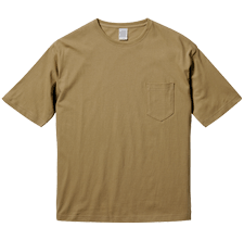 Ｔシャツ Pタイプ ― 5.6oz ビッグシルエットポケット付Ｔシャツ ―